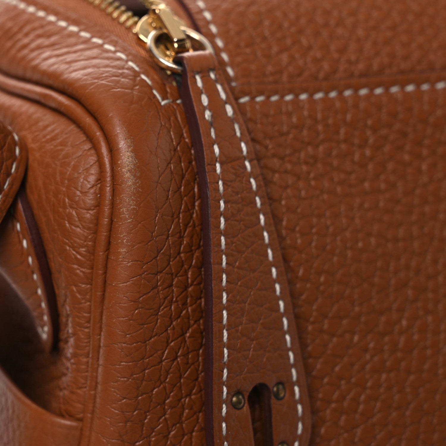 Hermes Taurillon Clemence Mini Lindy 20 Gold 14 of 14