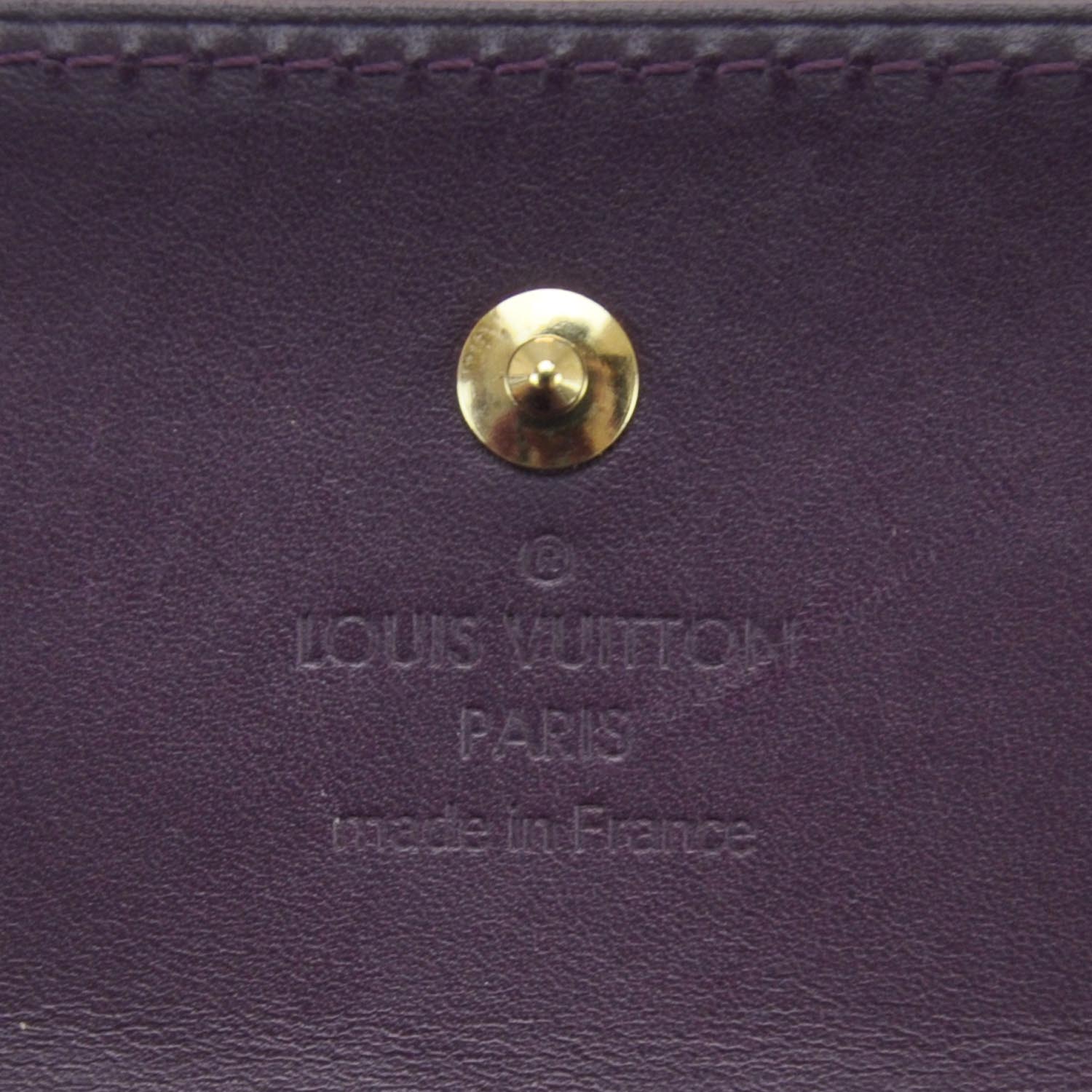 Louis Vuitton Vernis Elise Wallet Violet 5 of 5