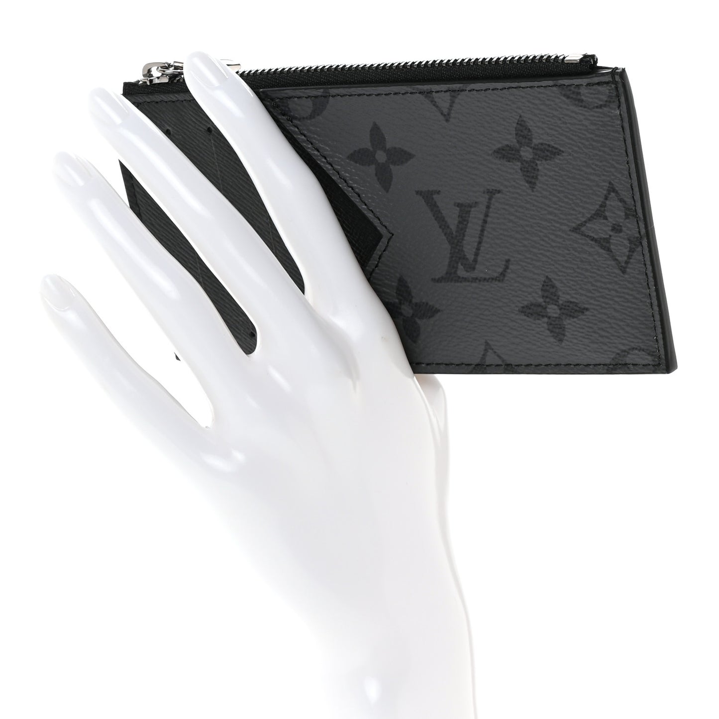 Reverse Monogram Eclipse Taiga Coin Card Holder