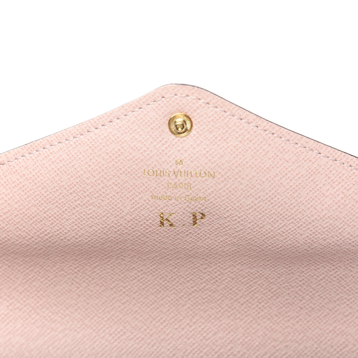 Monogram Josephine Wallet Rose Ballerine