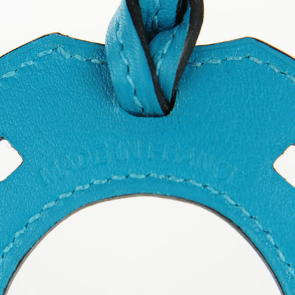 Hermes Swift Paddock Horseshoe Bag Charm Turquoise 4 of 6