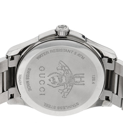 Gucci Stainless Steel 38mm G-Timeless Charm Quartz Watch Black 4 of 4