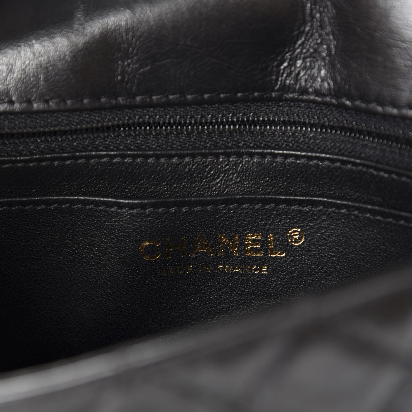 Aged Calfskin Quilted 2.55 Reissue Mini Flap Black