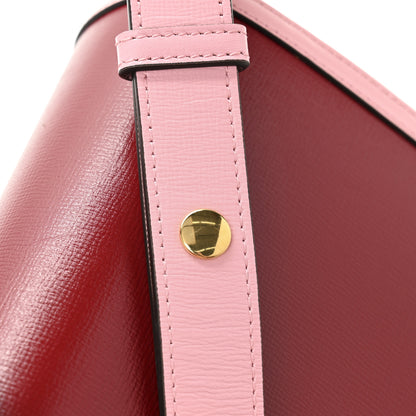 Gucci Azalea Calfskin Horsebit 1955 Shoulder Bag New Cherry Red Wild Rose 11 of 12