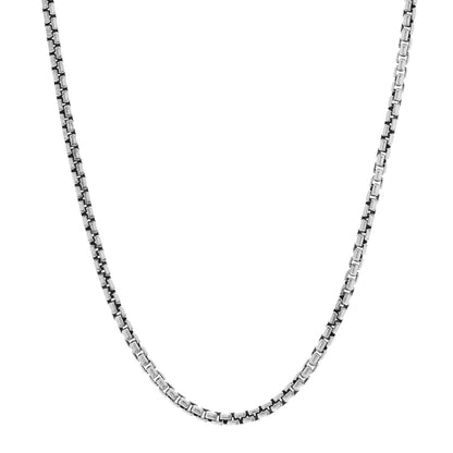 David Yurman Sterling Silver 3.6mm Box Chain Necklace 18" 1 of 4