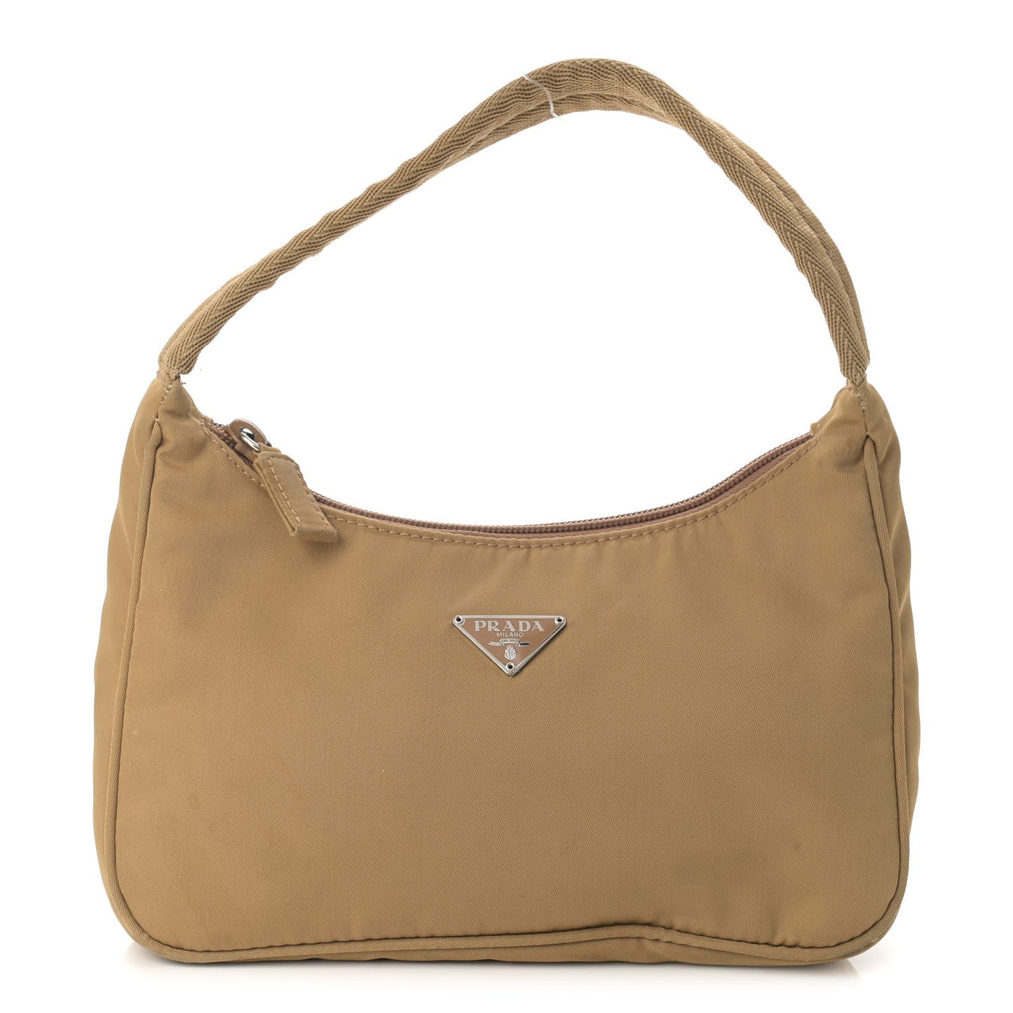 Tessuto Nylon Sport Shoulder Bag Cammello