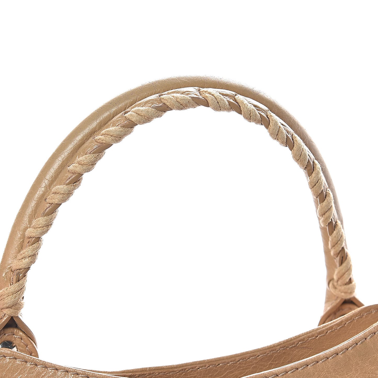 Agneau Giant 12 Silver Hardware Velo Beige Nougatine