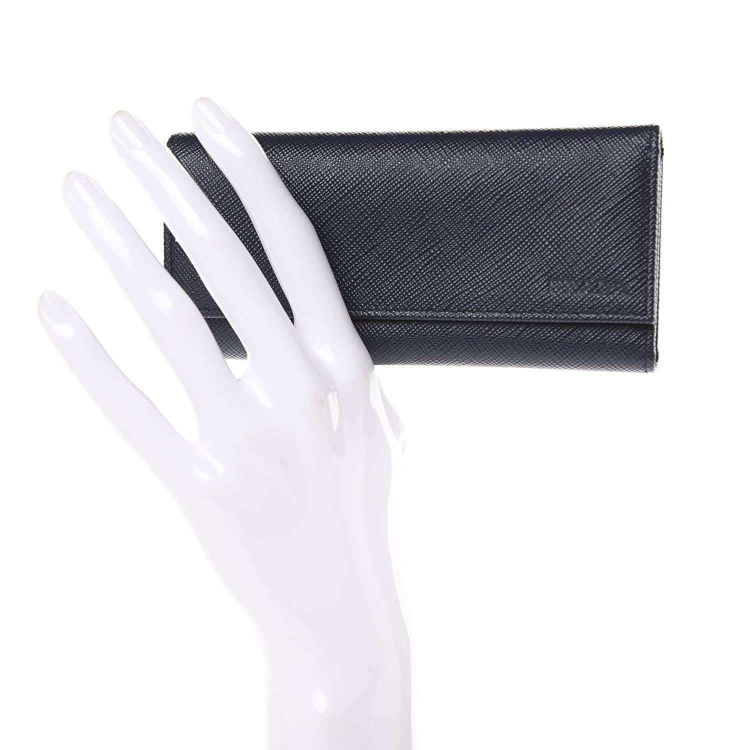 Prada Saffiano 4 Key Holder Baltico 2 of 8