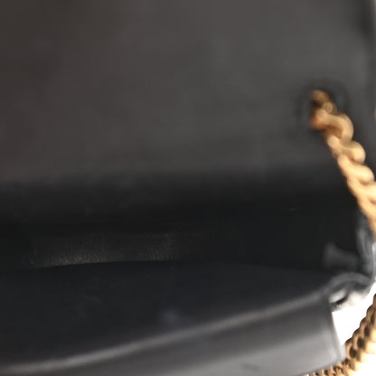 Saint Laurent Calfskin Monogram Baby Kaia Crossbody Bag Black 5 of 8