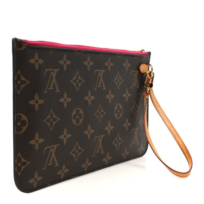 Louis Vuitton Monogram Neverfull MM GM Pochette Pivoine 3 of 8