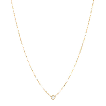 Cartier 18K Yellow Gold Diamond SM D'Amour Pendant Necklace 1 of 5