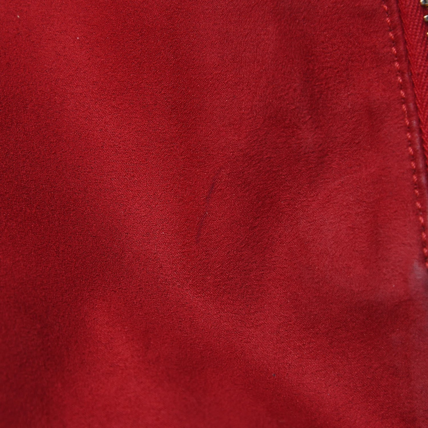 Tom Ford Pebbled Calfskin Large Jennifer Flame Red 15 of 16
