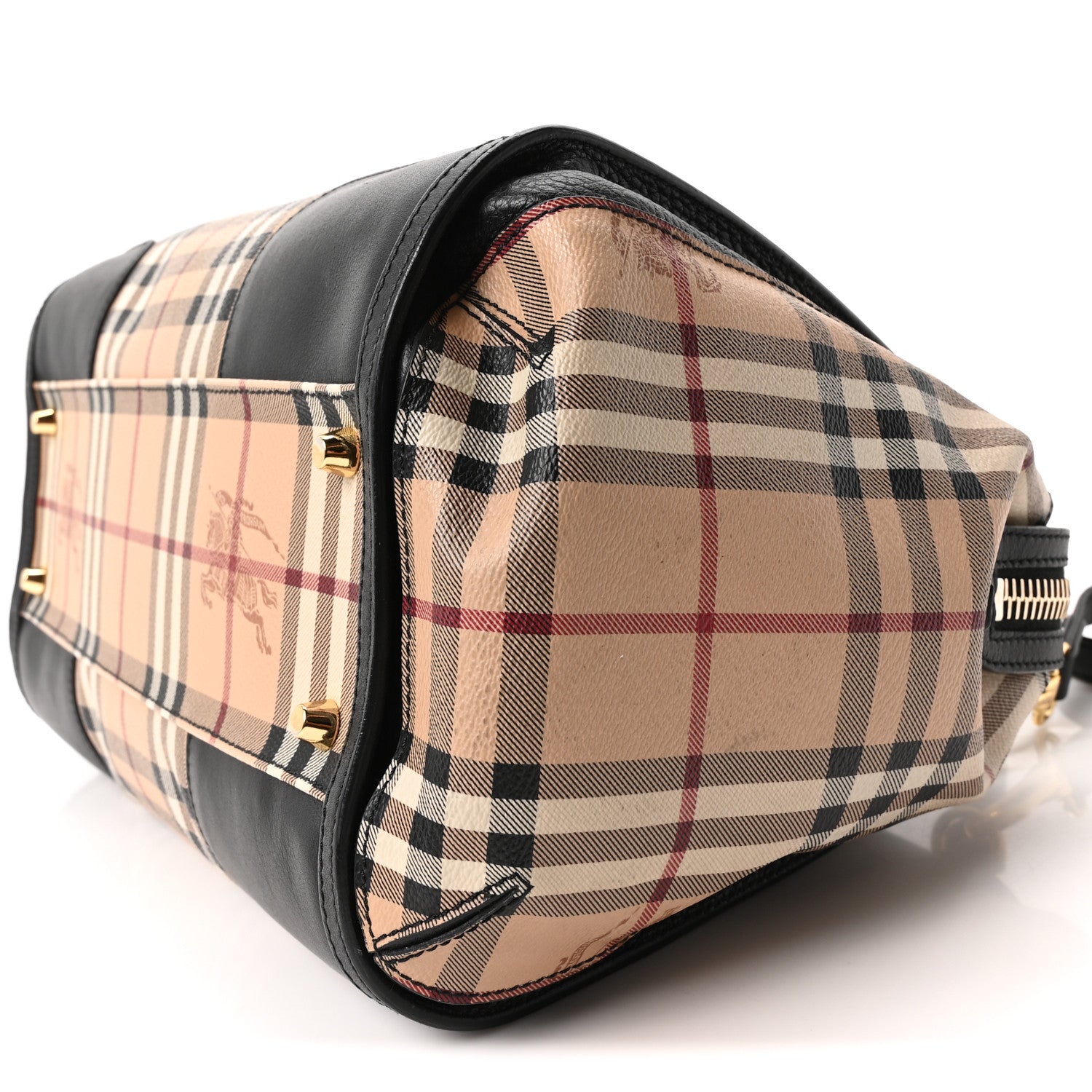 Burberry Haymarket Check Small Gladstone Black 11 of 11