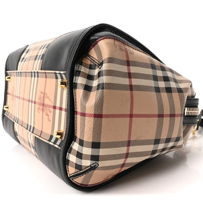 Burberry Haymarket Check Small Gladstone Black 11 of 11
