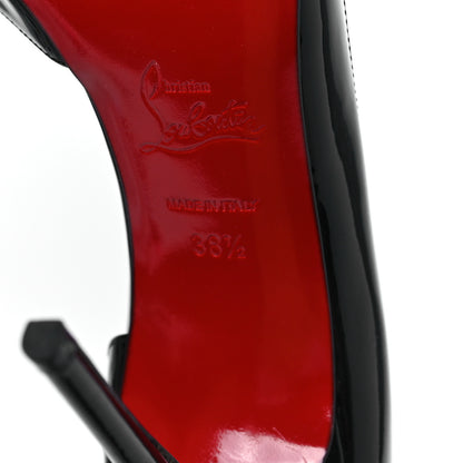 Christian Louboutin Patent Iriza 100 Pumps 38.5 Black 6 of 7