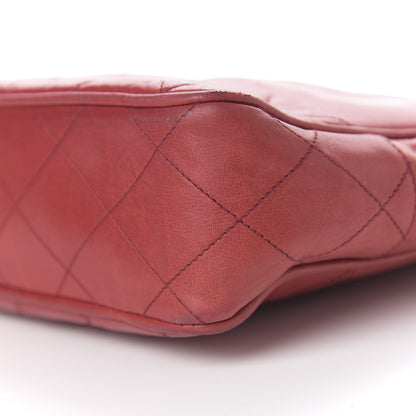 Chanel Lambskin Quilted Tote Red 10 of 11