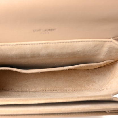 Saint Laurent Calfskin Medium Bellechasse Satchel Beige 4 of 9