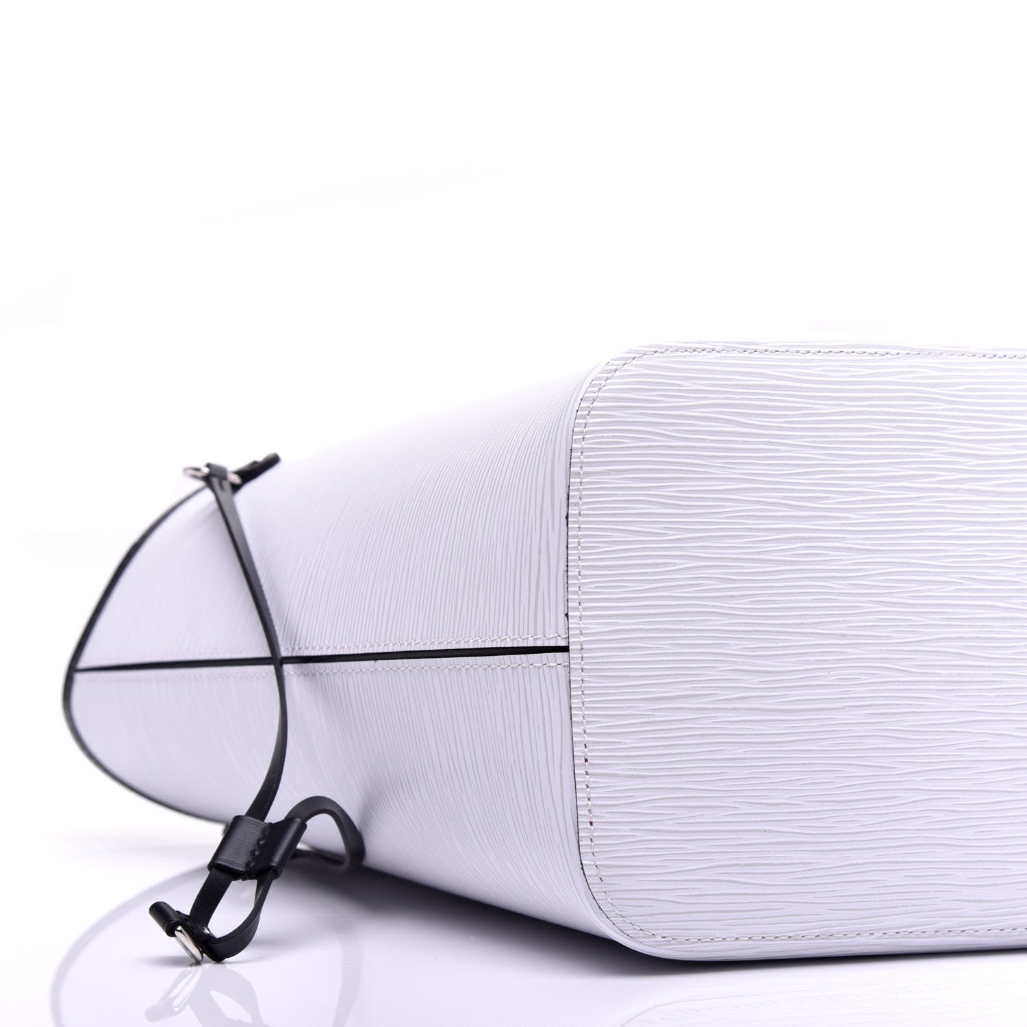 Louis Vuitton Epi Neverfull MM White Scarlet Black 7 of 9