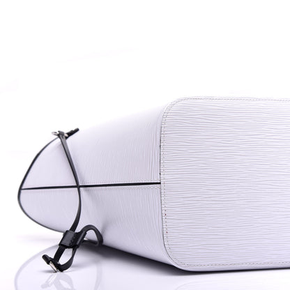 Louis Vuitton Epi Neverfull MM White Scarlet Black 7 of 9