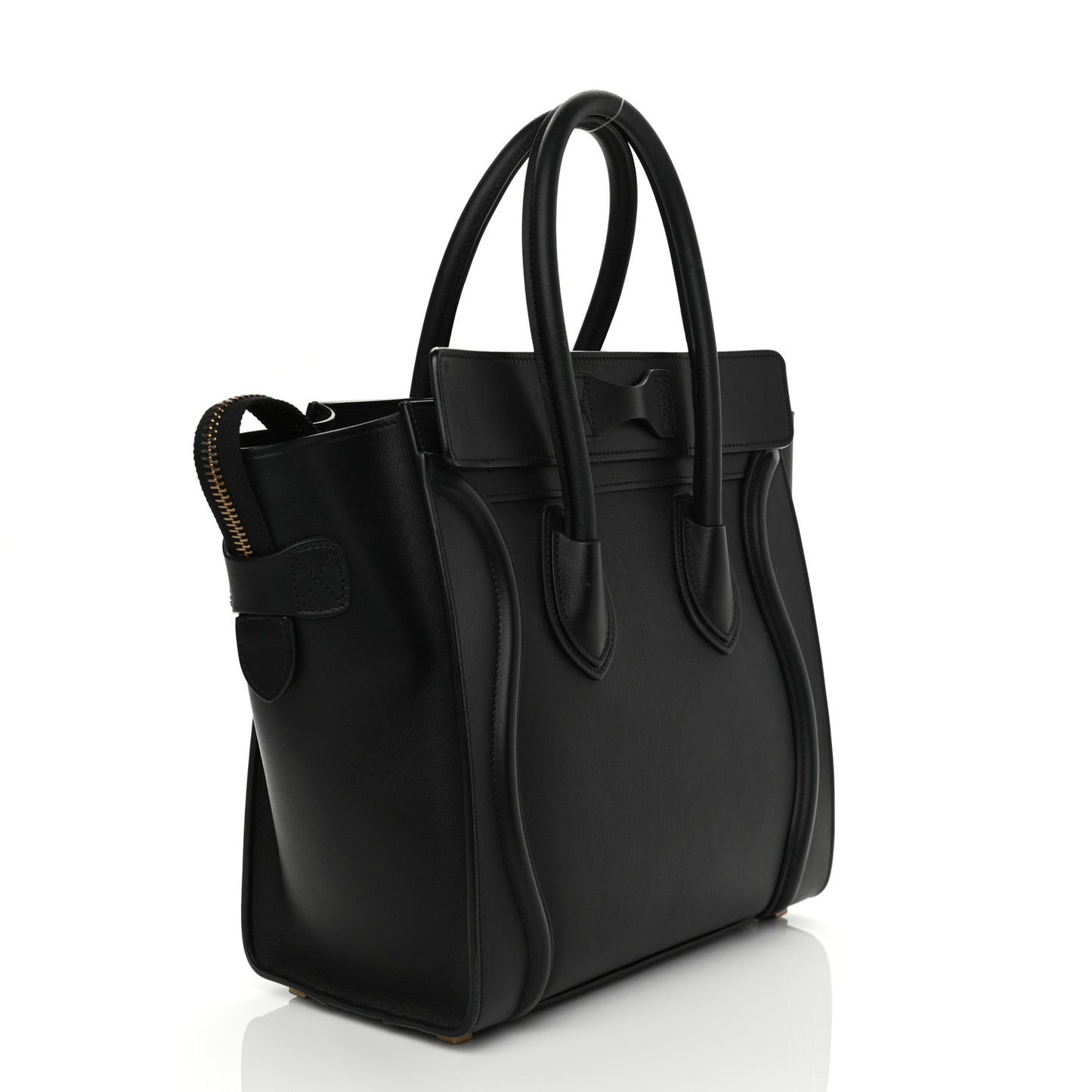 Smooth Calfskin Micro Luggage Black
