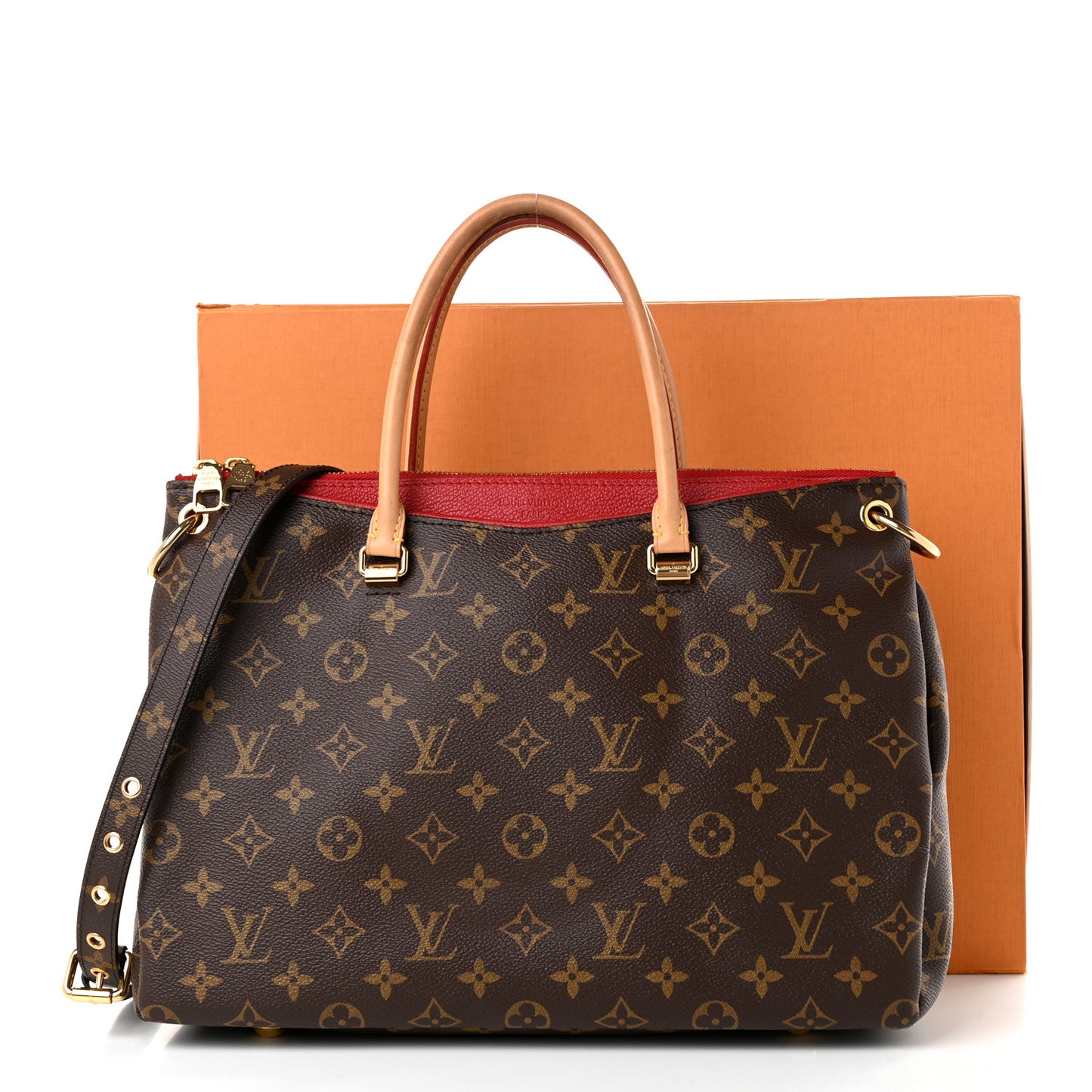 Monogram Pallas  Cherry