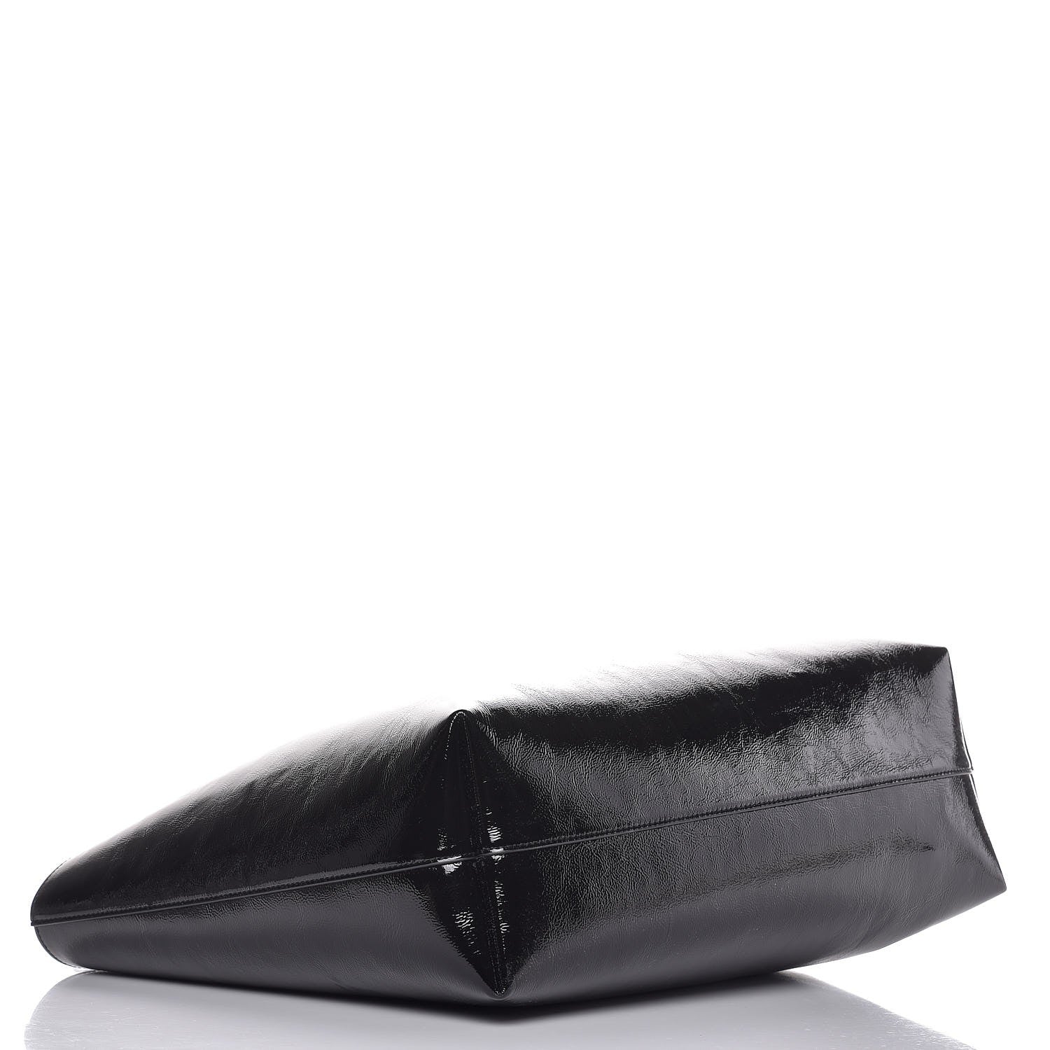 Saint Laurent Patent Calfskin Large Shopping Tote Black 5 of 9