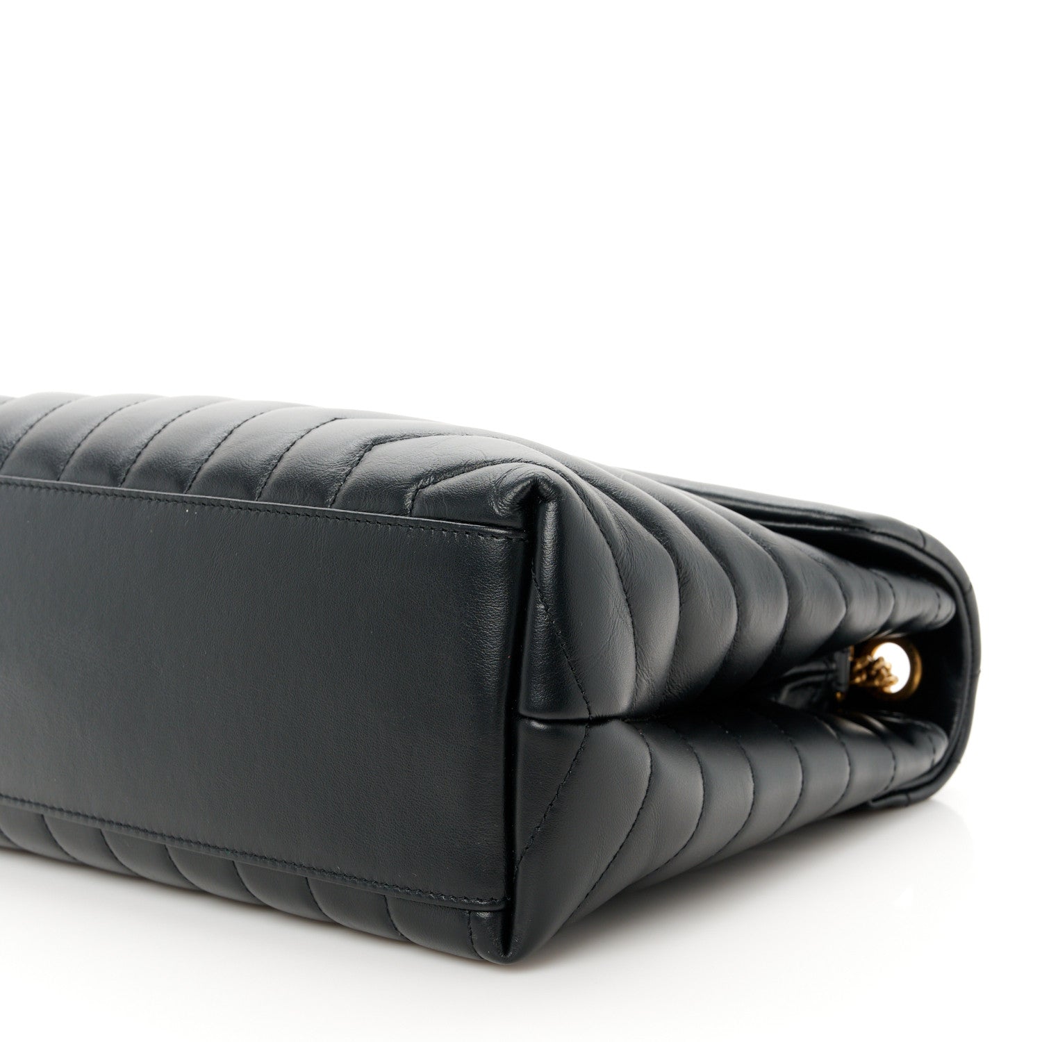 Saint Laurent Calfskin Y Quilted Monogram Medium Loulou Chain Satchel Black 11 of 11
