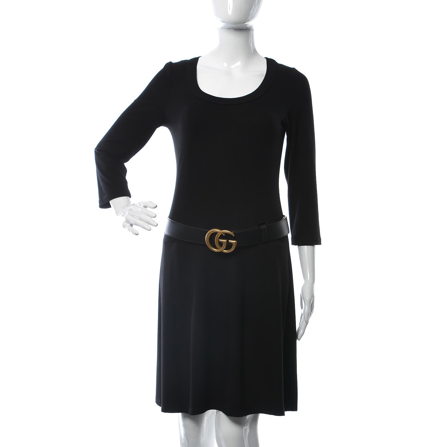 Gucci Calfskin Double G 40mm Belt 90 36 Black 2 of 6