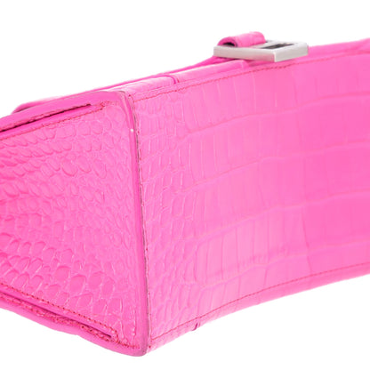 Balenciaga Grained Calfskin XS Hourglass East West Tote Lipstick Pink 9 of 12