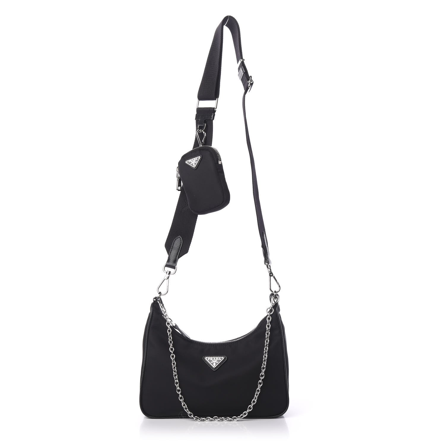 Prada Nylon Re-Edition 2005 Shoulder Bag Black 1 of 8