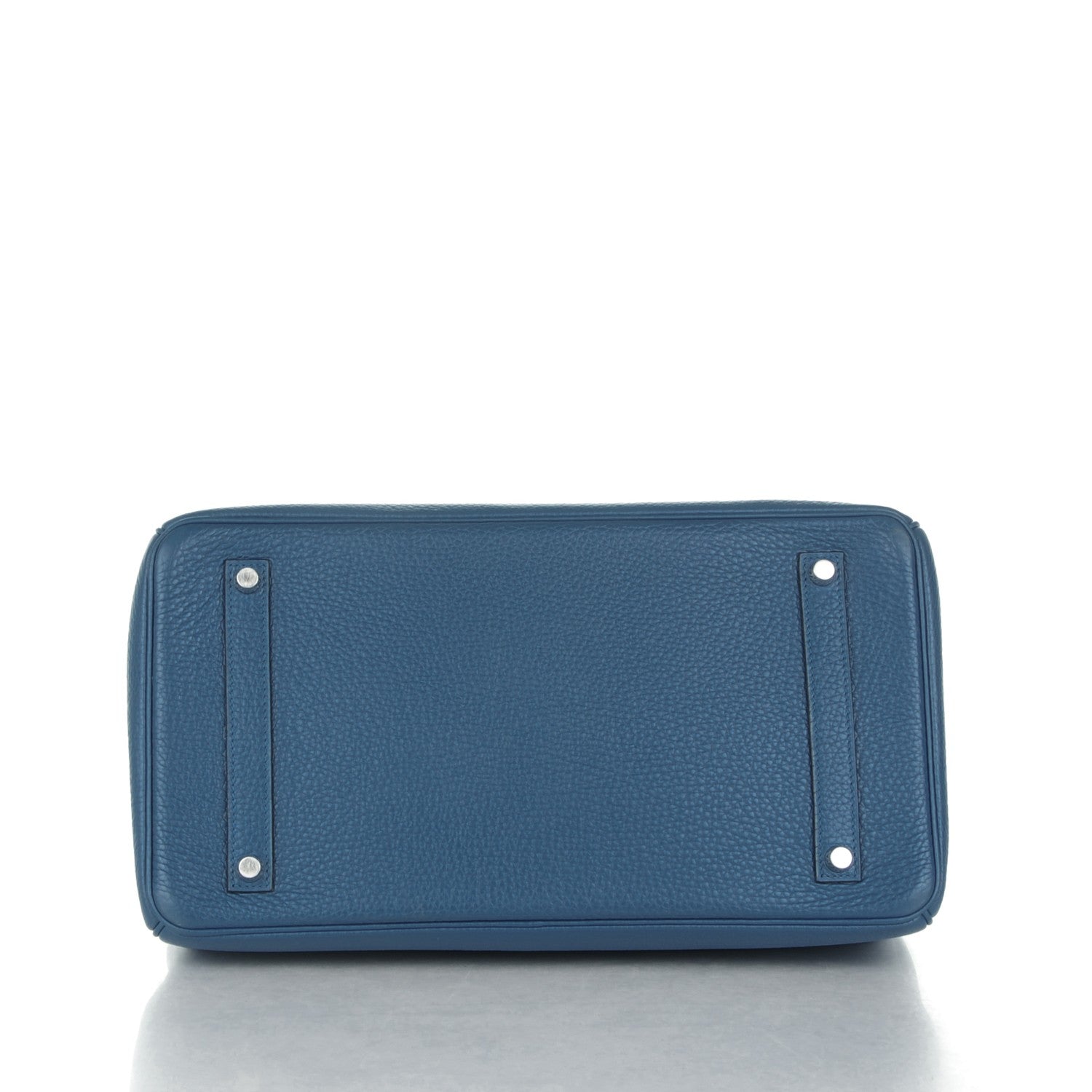 Hermes Taurillon Clemence Birkin 35 Bleu Thalassa 6 of 27