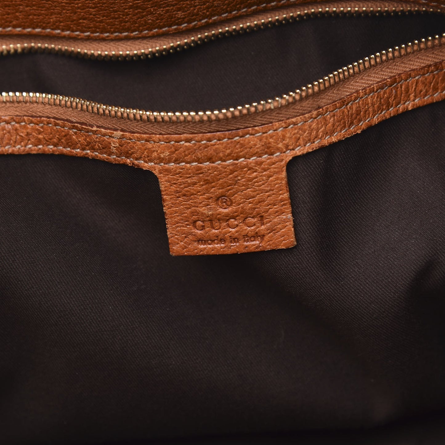 Monogram Large Horsebit Chain Hobo Brown