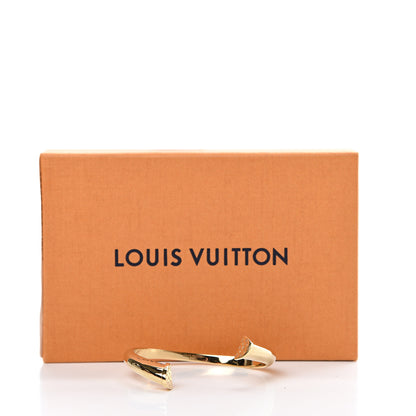 Louis Vuitton Monogram Rigid LVness Bracelet Gold 7 of 7