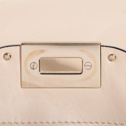 Valentino Garavani Vitello Rockstud Shoulder Satchel Ivory 8 of 9