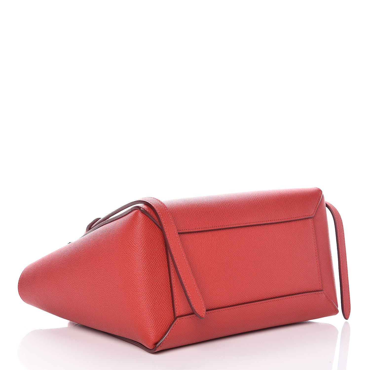 Celine Baby Grained Calfskin Micro Belt Bag Coquelicot 4 of 10