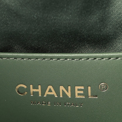 Chanel Caviar Quilted Small Chanel 25 Handbag Khaki 6 of 10