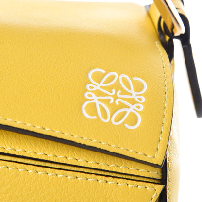 Loewe Calfskin Small Puzzle Bag Yellow 9 of 9