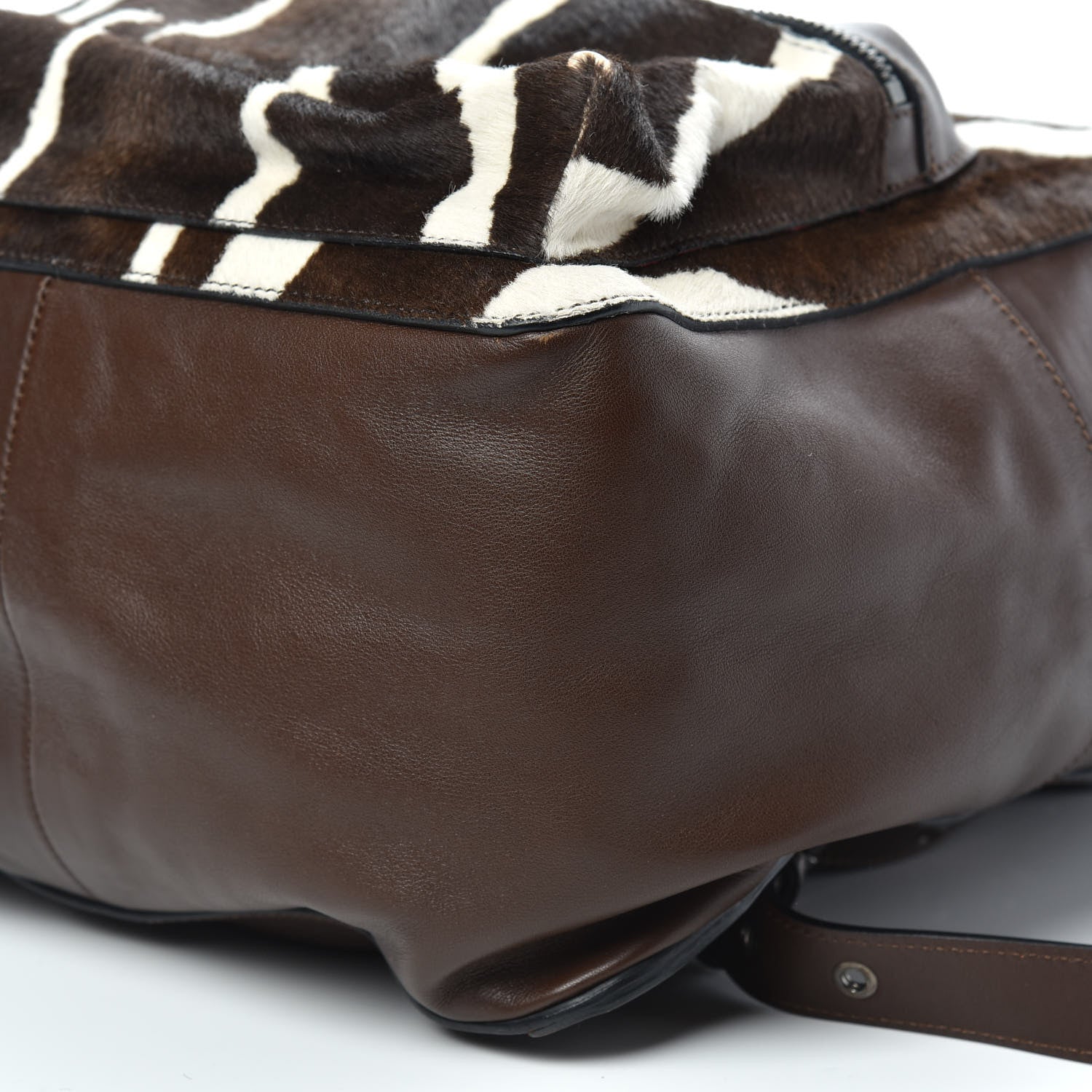 Christian Louboutin Calf Hair Aliosha Backpack Brown 7 of 10