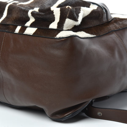 Christian Louboutin Calf Hair Aliosha Backpack Brown 7 of 10