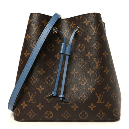 Louis Vuitton Monogram Neonoe MM Blue Jean 1 of 8