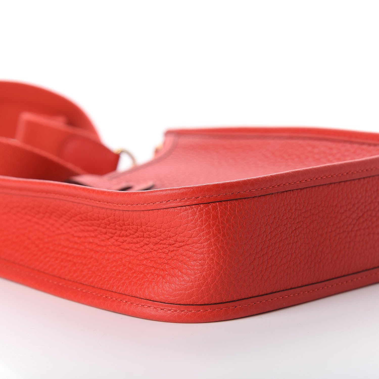 Hermes Taurillon Clemence Evelyne TPM Rouge Tomate 6 of 13