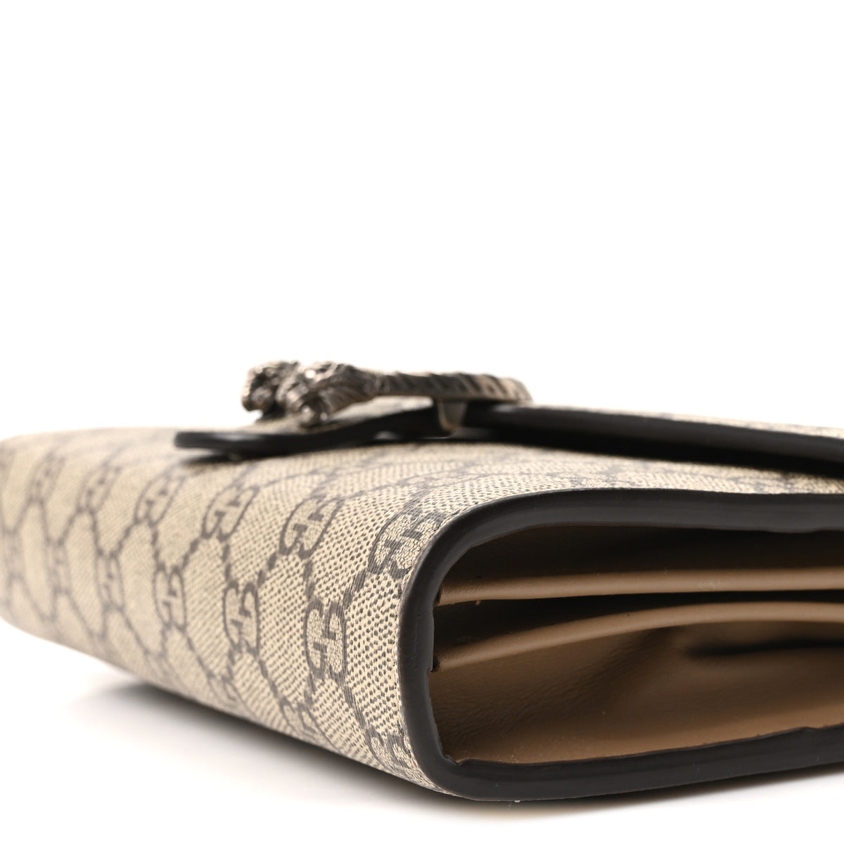 Gucci GG Supreme Monogram Mini Dionysus Chain Wallet Beige Taupe 10 of 10