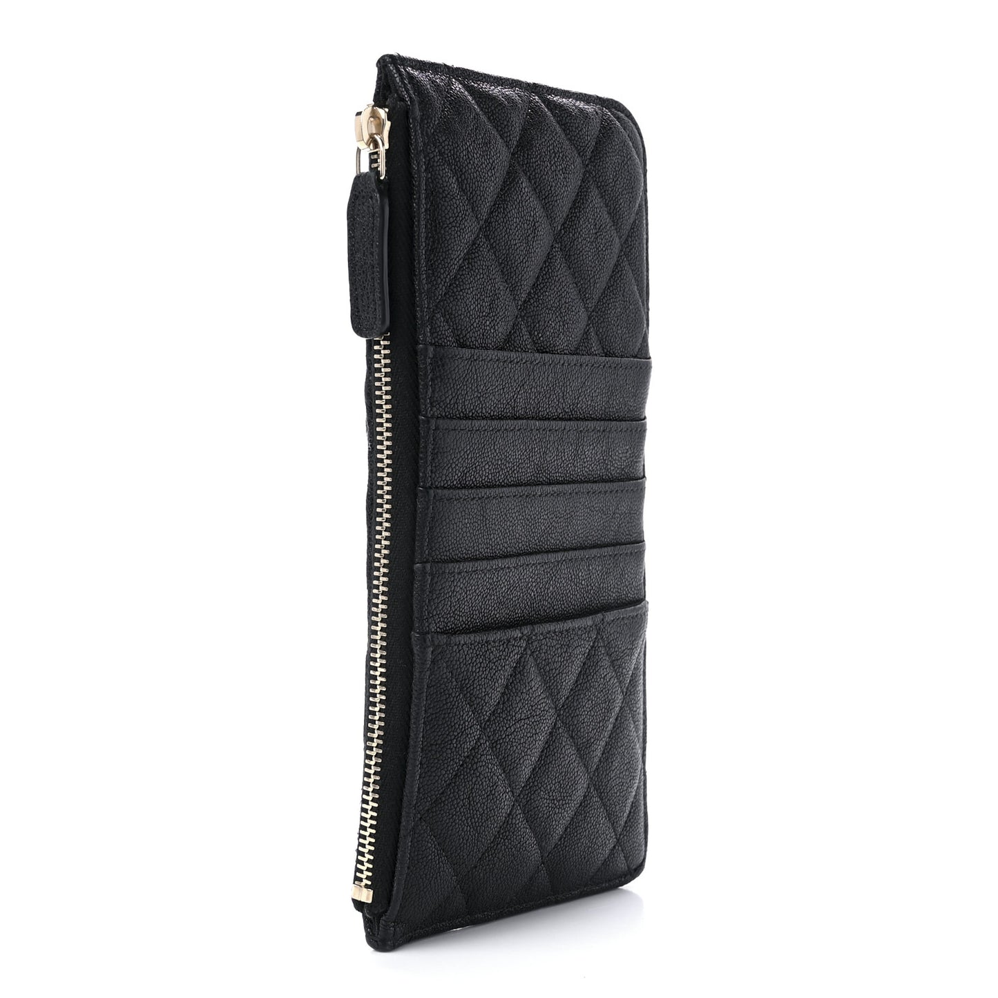 Caviar Quilted Boy iPhone Pouch Black