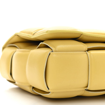 Bottega Veneta Lambskin Maxi Intreccio Padded Chain Cassette Crossbody Bag Corn 9 of 10