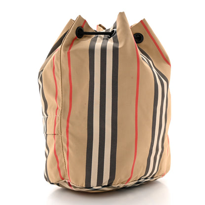 Burberry Econyl Icon Stripe Phoebe Drawcord Pouch Archive Beige 3 of 10