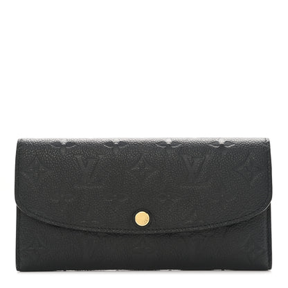 Louis Vuitton Empreinte Emilie Wallet Black Dune 1 of 7