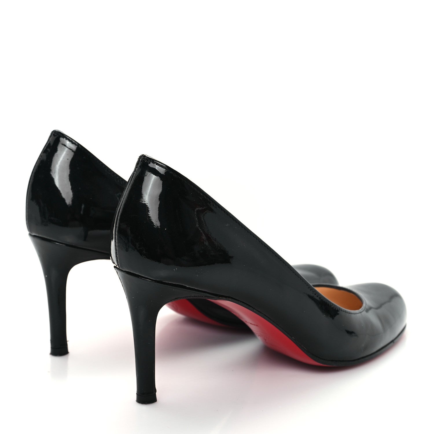 Christian Louboutin Patent Simple 70 Pumps 37 Black 5 of 8
