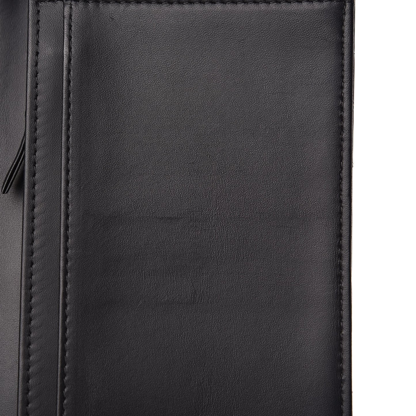 Patent Quilted Brilliant Yen Wallet Black