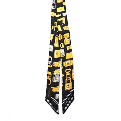 Louis Vuitton Silk Full of Locks Bandeau Black 2 of 4