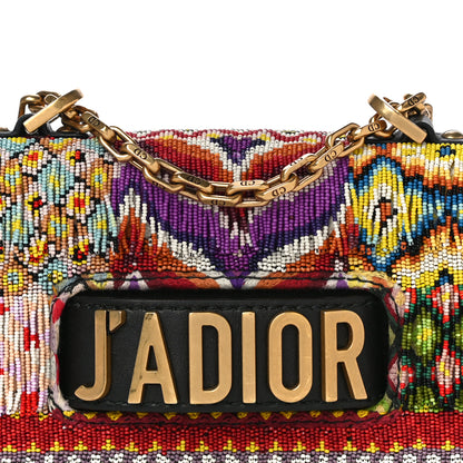 Christian Dior Lambskin Beaded Mini J'Adior Chain Flap Bag Multicolor 7 of 12